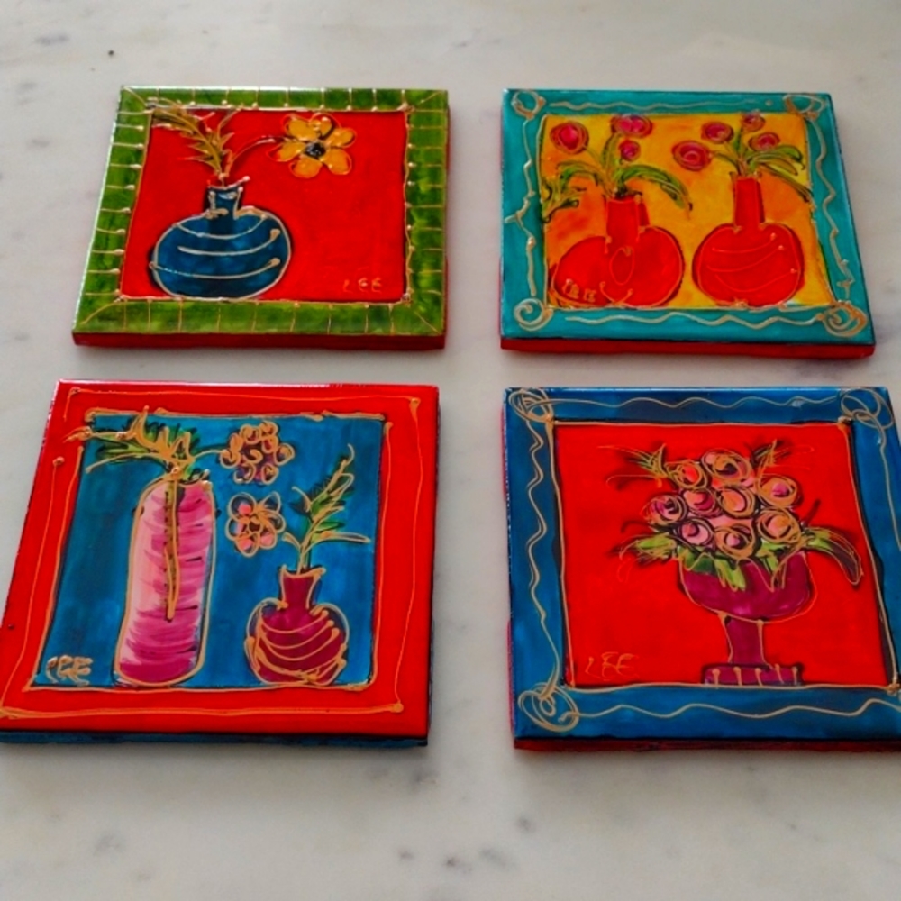 Ceramic Hand painted tiles